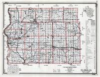 St. Croix County Map, Wisconsin State Atlas 1959